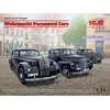 Image de ICM Modelbouwpakket Militaire voertuigen - DS3504 Wehrmacht Personnel Cars (Kadett K38 Saloon, Kapitan Saloon, Admiral Saloon) Plastic - 1:35 - Modelbouw