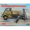 Image de ICM Modelbouwpakket Militaire voertuigen - 35418 Lastkraftwagen 3,5 t AHN with German Drivers Plastic - 1:35 - Modelbouw