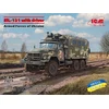 Image de ICM Modelbouwpakket Militaire voertuigen - 35019 ZiL-131 Truck van de strijdkrachten van Oekraïne met chauffeur Plastic - 1:35 - Modelbouw