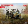 Image de ICM Modelbouwpakket Militaire voertuigen - 35718 2cm Flak 38 met bemanning Plastic - 1:35 - Modelbouw