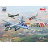 Image de ICM Modelbouwpakket Militaire voertuigen - 48324 Conquerors of Europe#039 Sky - B-26C Marauder - P-51D Mustang - Spitfire MK XVI - 3-Kits! Plastic - 1:48 - Modelbouw