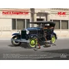 Image de ICM Modelbouwpakket Auto - 24052 Ford Model A Gangster Car - 1930#039 - Klassieke Auto Plastic - 1:24 - Modelbouw