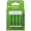 Image de GP ReCyko Rechargeable USB-lader + 4x AA batterijen (2100mAh)