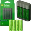 Image de GP ReCyko Batterijlader - Snellader - (USB) M451 4-slot incl. 4 x AA 2600 mAh - Oplaadbare batterijen - Batterij oplader