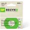 Image de GP ReCyko Rechargeable AAA batterijen - Oplaadbare batterijen AAA 950mAh - 4 stuks AAA oplaadbare batterijen