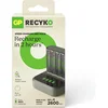Image de snelle batterijlader + 4xAA 2600mAh + dock