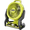 Image de RYOBI 18V ONE+ Draadloze Ventilator RF18-0 (Compacte draadloze ventilator, draagbaar, ventilatorkop van 19 cm, stille werking, 3 snelheidsstanden, meerdere ophangpunten, exclusief batterij en oplader)
