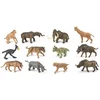 Image de COLLECTA Figurine Mini Set - 12 Prehistorisch Zoodieren - Prehistorie - Handgeschilderd - Miniatuur