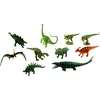Image de COLLECTA Figurine Mini Set - 10 Dinosaurussen - Prehistorie - Handgeschilderd - Miniatuur