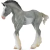 Image de Collecta Paarden: Clydesdale Veulen 11 Cm Grijs
