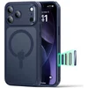 Image de ESR Hoesje Geschikt voor iPhone 17 Pro - Classic Hybrid HaloLock - Compatibel met MagSafe / Qi2 - Back Cover met Magneet - Camera Control - Frosted Blauw