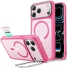 Image de ESR Hoesje Geschikt voor iPhone 17 Pro - Classic Hybrid HaloLock Stand - Compatibel met MagSafe & Qi2 - Back Cover met Standaard - Camera Kickstand - Camera Control - Roze