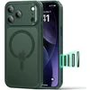 Image de ESR Hoesje Geschikt voor iPhone 17 Pro - Classic Hybrid HaloLock - Compatibel met MagSafe / Qi2 - Back Cover met Magneet - Camera Control - Groen