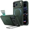 Image de ESR Hoesje Geschikt voor iPhone 17 Pro - Classic Hybrid HaloLock Stand - Compatibel met MagSafe & Qi2 - Back Cover met Standaard - Camera Kickstand - Camera Control - Groen