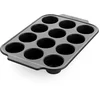 Image de Greenpan Bistro Bakeware muffintray - 12 muffins - keramisch - zwart