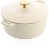 Image de Bourgogne braadpan 24cm/4.2L Cream White