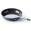 Image de Greenpan Craft Koekenpan 24cm   PFAS-vrij   Zwart   Inductie- en Vaatwassergeschikt   Ovenbestendig tot 220° - Gehard Aluminium   RVS Handgrepen   Groter bakoppervlak