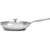 Image de KitchenAid Multi-Ply RVS Wok - ø 28cm - 3,5L - met glazen deksel - inductie - PFAS-vrij