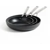 Image de KitchenAid Hard geanodiseerd aluminium koekenpannenset ø20+24+28cm - zwart - inductie
