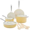 Image de GreenLife Artisan Geel 12-delige pannenset - inductie - anti-aanbak - PFAS-vrij