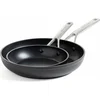 Image de KitchenAid Forged Hardened Aluminium 2-Delige Braadpan Set 20cm - 28cm