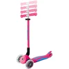 Image de 3-Wiel Step - Globber Primo Foldable Plus Lights Fuchsia - roze - lichtgevende wielen - vouwbaar - in hoogte verstelbaar - vanaf 3 tot 9 jaar