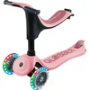 Image de Meegroeistep- Globber Go Up Sporty Lights Pastel Pink - roze - lichtgevende wielen - met duwstang - in hoogte verstelbaar - vanaf 12 maanden tot 7 jaar