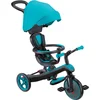 Image de Driewieler - Globber Trike 4 in 1 in Teal - groen blauw - 4in1 converteerbaar - met duwstang - vanaf 10 maanden tot 5 jaar