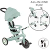 Image de Driewieler - Globber Trike 4 in 1 in Pistachio ECO - groen - 4in1 converteerbaar - met duwstang - vanaf 10 maanden tot 5 jaar