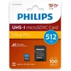 Image de Philips FM51MP65B micro SDXC kaart 512 GB - Class 10 UHS-I U3 - 4K V30 - Inclusief SD adapter