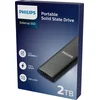 Image de PHILIPS externe SSD   2TB   Slim SATA Ultra Speed   USB-C - USB   Solid State Drive leessnelheid tot 550 MB/s   aluminium