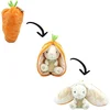 Image de Flipetz - 2-in-1 Knuffel - Gadget het Konijn / Wortel - 14 x 9 x 26 cm - Les Déglingos