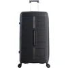Image de Saxoline Blue Overly Harde koffer / Trolley / Reiskoffer - (Large) - Zwart - Zwart / Large