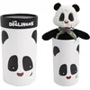 Image de Les Deglingos Knuffel Panda In Doos Zwart/wit 33 Cm