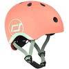 Image de Scoot and Ride Kinderhelm XXS-S - Peach - Voor 1-4 jaar - Met LED lampje