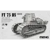 Image de Meng Model Modelbouwpakket Auto - MENG TS059 Renault FT 75 BS inclusief Resin Onderdelen WWI - Franse Tank Plastic - 1:35 - Modelbouw