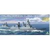Image de Takom Modelbouwpakket Militaire voertuigen - 6007 Italian Horizon Class Destroyer - D553 Andrea Doria/D554 Caio Duilio Plastic - 1:350 - Modelbouw