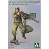 Image de Takom Modelbouwpakket Militaire voertuigen - 1025 Amerikaanse Tankbemanning WWII met .50 cal Machinegeweer - 1 Figuur Plastic - 1:16 - Modelbouw