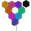 Image de Nanoleaf Shapes Black Hexagons Starterkit - Slimme Verlichting - 9 LED Panelen - Siri, Google, Alexa Compatibel