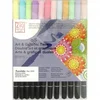 Image de Kuretake Art & Graphic Twin Markers Set - 12 pastelkleuren