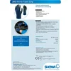 Image de Showa handschoenen - 380 - maat L - grijs / blauw - NBR - foam grip