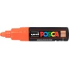 Image de Donkeroranje verfstift op waterbasis met conische punt breed