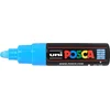 Image de Lichtblauw verfstift op waterbasis met conische punt breed