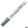 Image de Permanente markeerstift Uni-Ball PX-20 Grijs (12 Stuks)