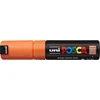 Image de Donkeroranje verfstift op waterbasis met schuine punt breed