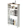 Image de Yamazaki Smalle Trolley voor Keuken of Badkamer - Tower - Wit
