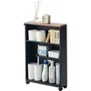 Image de Yamazaki Badkamer Trolley - Tower - Zwart