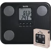 Image de TANITA® Lichaamsanalyse Weegschaal - Reisformaat & Digitaal - Japanse Kwaliteit - Slimme Digitale Personenweegschaal - Compact Formaat - BC-730 Zwart