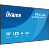 Image de iiyama LE9864UHS-B1AG beeldkrant Digitale signage flatscreen 2,49 m (98") Wifi 500 cd/m² 4K Ultra HD Zwart Type processor Android 24/7