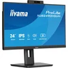 Image de iiyama ProLite XUB2490HSUH-B2 - 24 inch - Full HD - IPS - USB-Hub (3x) - Verstelbaar - Windows Hello Cam